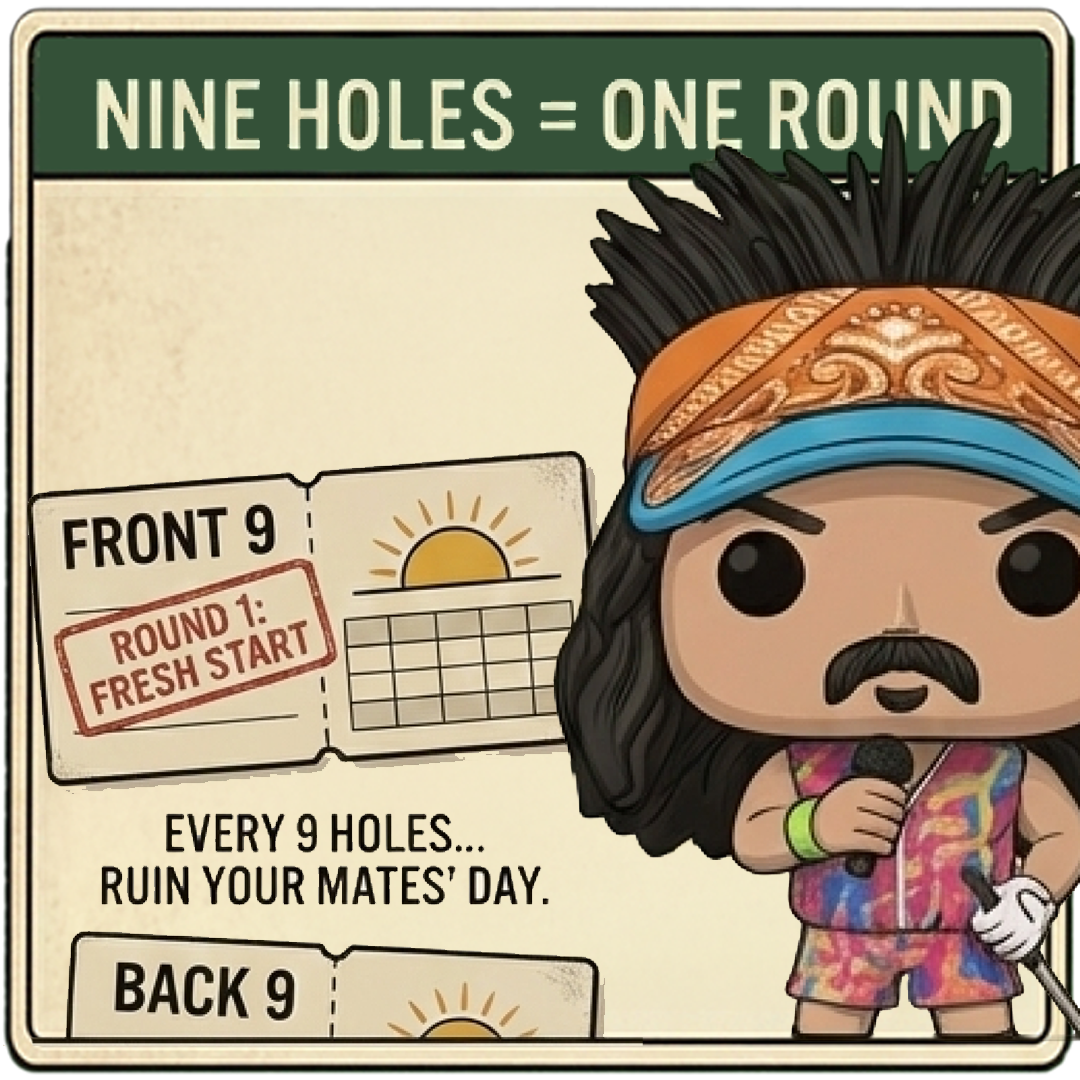 9 Holes = 1 Round